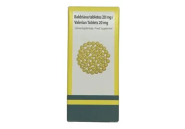 Baldriāna tabletes 20mg 50gab.