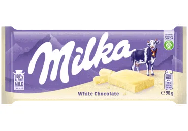 Baltā šokolāde Milka 90g