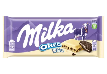 Baltā šokolāde MILKA ar cepumiem 100g