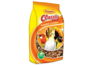 Barība maziem vidējiem papagaiļiem AVICENTRA 1kg