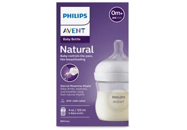 Baroš.pudelīte AVENT Natural 125ml 0m+