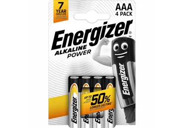 Bater.ENERGIZER Alkaline LR03 AAA 4gab.