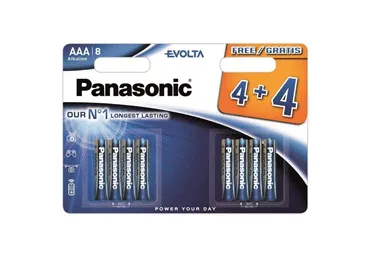 Baterija PANASONIC Evolta LR03EGE/8B 4+4