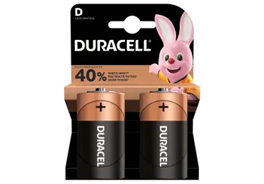 Baterijas DURACELL 1,5V D 2gab.