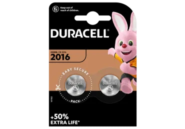Baterijas DURACELL 2016 2gab.