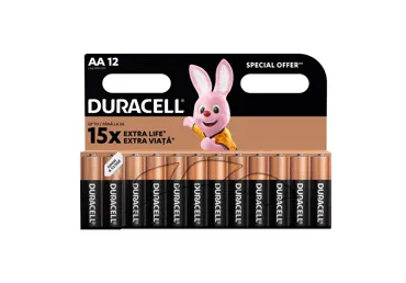 Baterijas DURACELL AA 12gab.