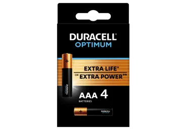 Baterijas Duracell Optimum AAA 4 gab.