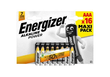 Baterijas ENERGIZER Alkaline AAA 16gab.