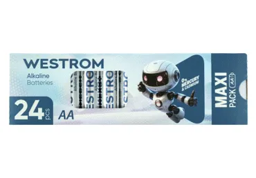 Baterijas WESTROM  AA LR6 24 gab.