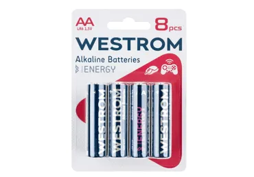 Baterijas WESTROM AA/LR6 1,5V 8gab.
