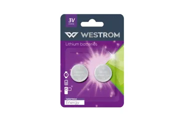 Baterijas WESTROM CR2032 2gab. 3V