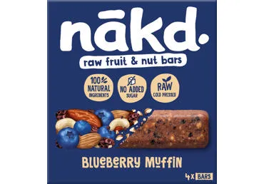 Batoniņš melleņu mafins multipaka NAKD 4x35g