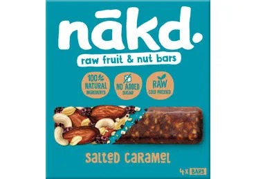 Batoniņš ar karameli multipaka NAKD 4x35g
