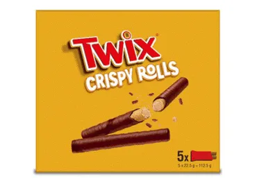 Batoniņi Crispy Rolls 5gab.TWIX 112,5g