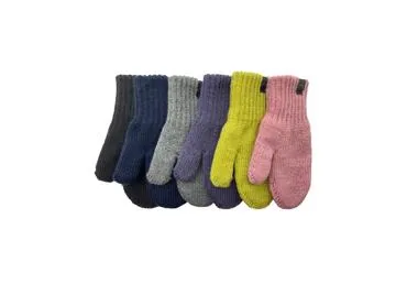 Bērnu dubultie dūraiņi, 50% merino vilna