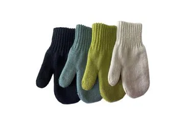 Bērnu dubultie dūraiņi,100% merino vilna
