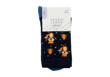 Bērnu zeķes ar vilnu SEVEN LEMON 31-34