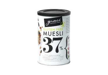 Bezglutēna musli GRACI 37% augļi sēklas 400g