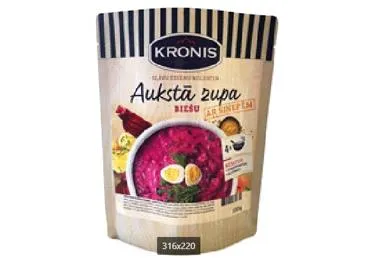 Biešu aukstā zupa ar sinepēm KRONIS 530g