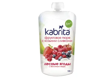 Biezenis KABRITA kazas piens, meža ogas- ābols6+100g