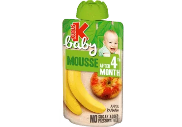 Biezenis KUBUŠ BABY ābolu-banānu 4+ 100g