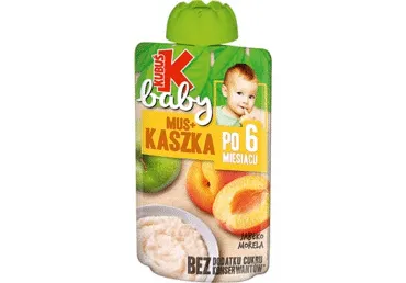 Biezenis KUBUŠ BABY rīsu-biezpiena-augļu 6+ 100g