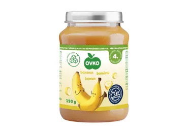 Biezenis OVKO banānu 5+ 190g