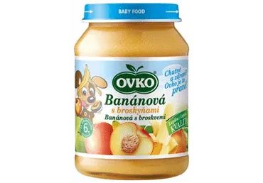 Biezenis OVKO banānu-ābolu-persiku 7+ 190g