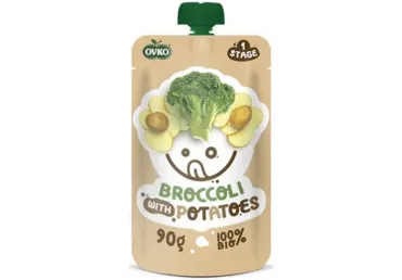 Biezenis OVKO BIO brokoļu- kartupeļu 6+ 90g