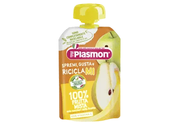 Biezenis PLASMON augļu mikss 6+ 100g