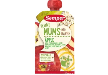 Biezenis SEMPER ābolu auzu 6+ 110g