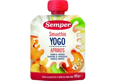 Biezenis SEMPER jog.ban.aprikožu 6+ 90g