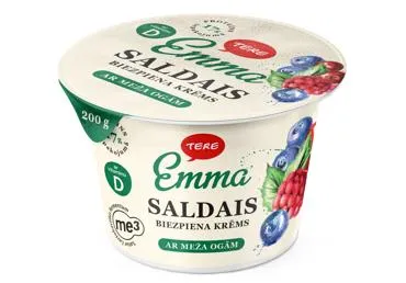 Biezpiena krēms EMMA meža ogu 200g