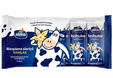 Biezpiena sieriņš ALMA vaniļas 5x40g