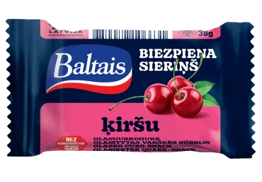 Biezpiena sieriņš Baltais ķiršu 38g