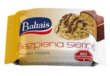 Biezpiena sieriņš BALTAIS Skudru pūznis 21% 38g