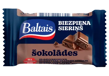 Biezpiena sieriņš Baltais šokolādes 38g