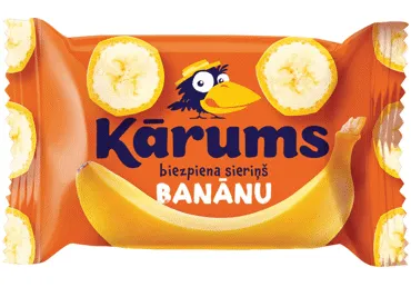 Biezpiena sieriņš KĀRUMS banānu 45g