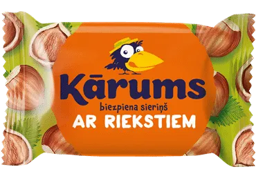 Biezpiena sieriņš ar riekstiem 45g, Kārums