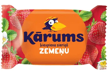 Biezpiena sieriņš KĀRUMS zemeņu 45g