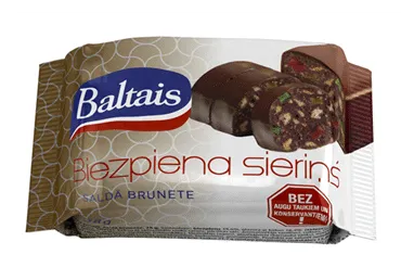Biezpiena sieriņš Baltais Saldā brunete 38g