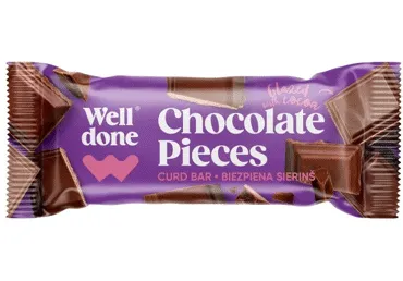 Biezpiena sieriņš WELL DONE ar šokolādes gabaliņiem 45g