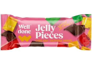 Biezpiena sieriņš WELL DONE ar želejas gabaliņiem 45g