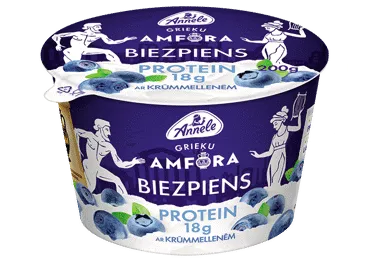 Biezpiens ANNELE Amfora Protein ar mellenēm 200g