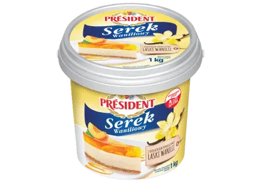 Biezpiens cepšanai PRESIDENT vaniļas 1kg