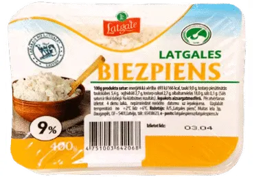 Biezpiens LATGALE 9% 400g