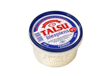 Biezpiens 9% pilnpiena Talsu 300g kārbiņa