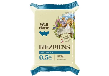 Biezpiens WELL DONE 0,5% 180g