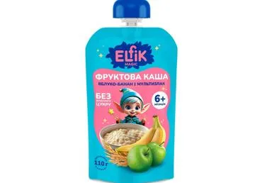 Biezputra ELFIK ābolu banānu 6+ 110g