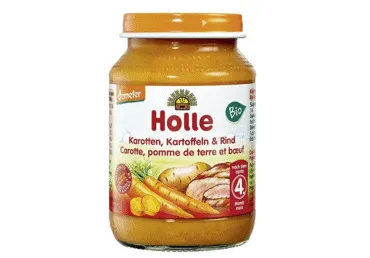 BIO biezenis dārzeņi ar liellopa gaļu HOLLE190g